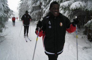 Training im Schnee: Standard-Profis auf Botrange