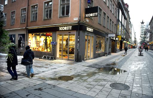 Bryggaregatan im Zentrum Stockholms: Hier sprengte der Selbstmordattentäter sich in die Luft