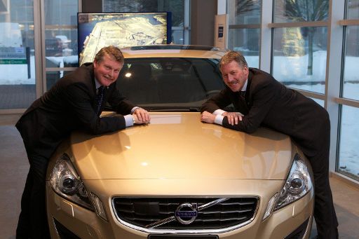 Der alte und der neue Volvo-Manager in Gent