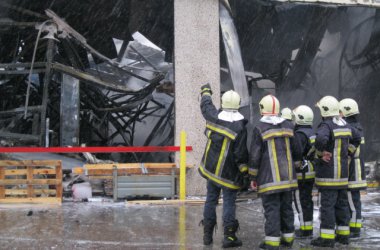 Großbrand bei Faymonville in der Industriezone Bütgenbach