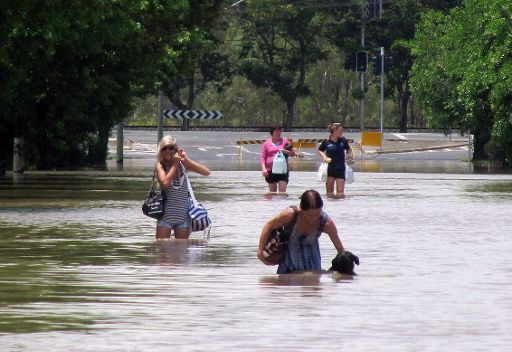 Überschwemmungen in Australien: Rockhampton