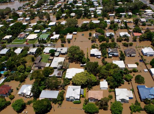 Überschwemmungen in Rockhampton