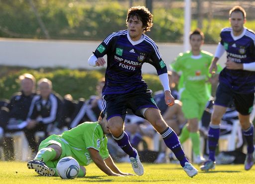 Pablo Chavarria im Freundschaftsspiel gegen Murcia