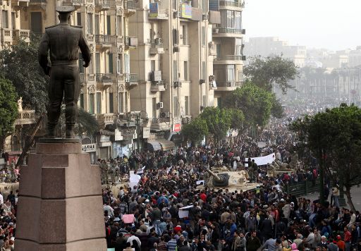 Demo im Zentrum von Kairo