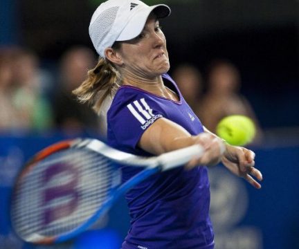 Justine Henin beim Hopman Cup