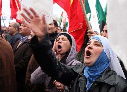 Amman: Jordanier protestieren gegen hohe Lebensmittelpreise (16. Januar)