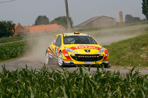 Rallye Monte Carlo: Thierry Neuville im Peugeot 207 S2000 bei den Tests