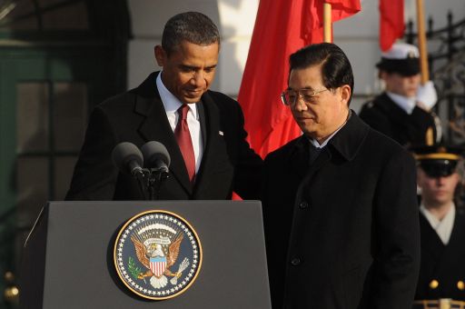 Barack Obama und Hu Jintao