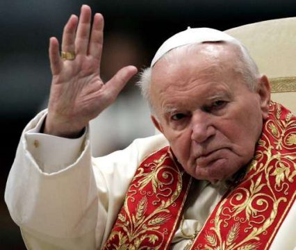 Papst Johannes Paul II. im Jahr 2004
