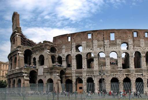 Eines der berühmtesten Baudenkmale der Welt: das Kolosseum in Rom