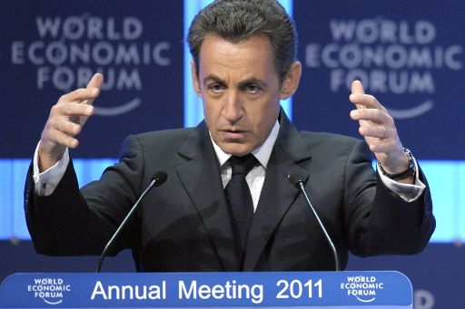 Nicolas Sarkozy in Davos