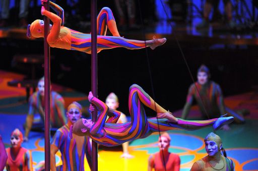 Cirque du Soleil mit der Show "Saltimbanco" (Dezember 2010)