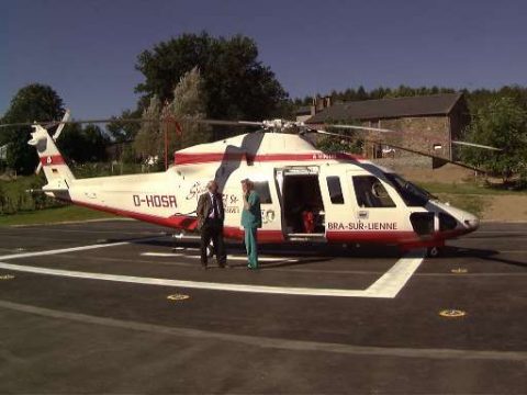 Der Rettungshubschrauber von Bra-sur-Lienne