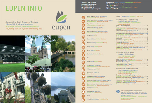 Broschüre "Eupen Info" 2011 jetzt erhältlich