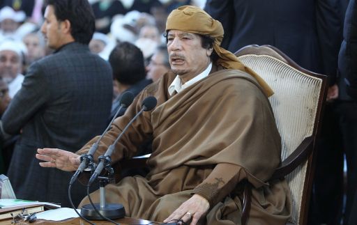 Der libysche Staatschef Gaddafi