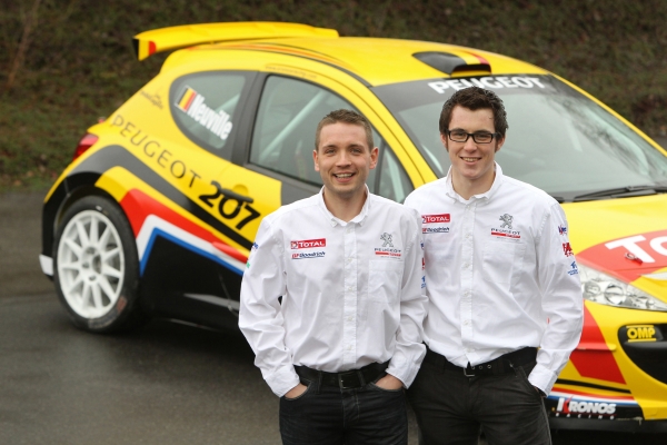 Peugeot BeLux-Team 2011: Nicolas Gilsoul und Thierry Neuville
