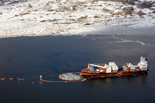 Tankschiff "Godafoss" auf Grund gelaufen