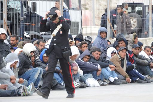 Flüchtlingsansturm auf Lampedusa