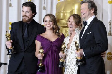 Christian Bale, Natalie Portman, Melissa Leo und Colin Firth