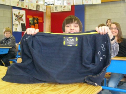 ... dicken Pulli anziehen