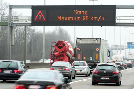 Smog-Alarm: Tempo 90 auf den belgischen Autobahnen