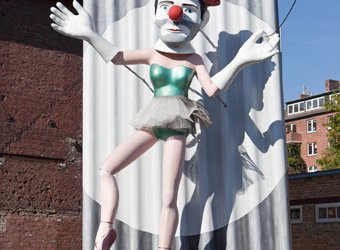Jonathan Borofsky, Ballerina-Clown, 1990