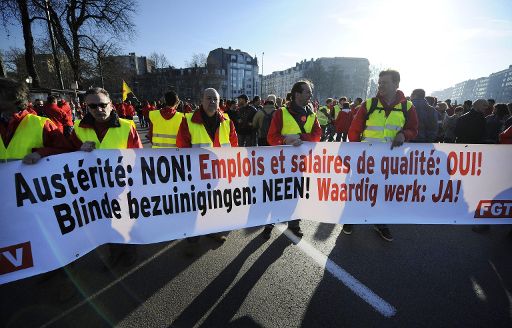 Demonstrationen am Rande des EU-Gipfels in Brüssel