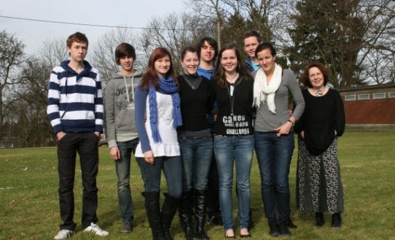 Rhetorika 2011: Die Finalisten mit Karin Meyer