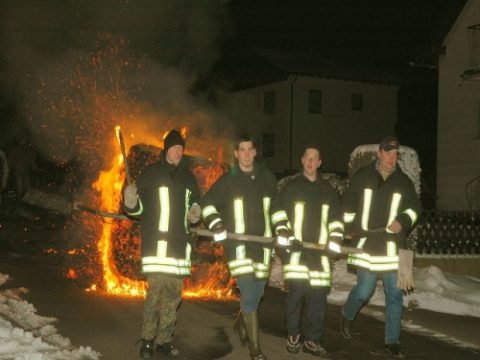 Freudenrad in Steffeln 2006