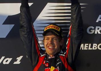 Weltmeister Vettel gewinnt das Auftaktrennen
