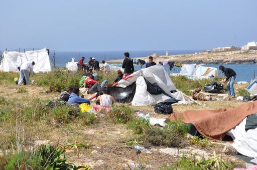 Neue Flüchtlingswelle auf Lampedusa