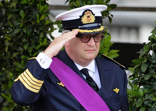Prinz Laurent bei der Militärparade zum 21. Juli 2010