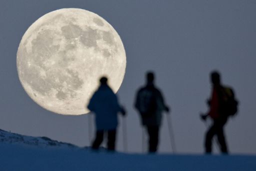 Hellster Vollmond seit fast 20 Jahren (Archivbild)