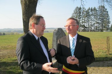 Louis de Lorimier und Bürgermeister Christian Krings