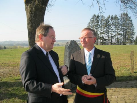 Louis de Lorimier und Bürgermeister Christian Krings