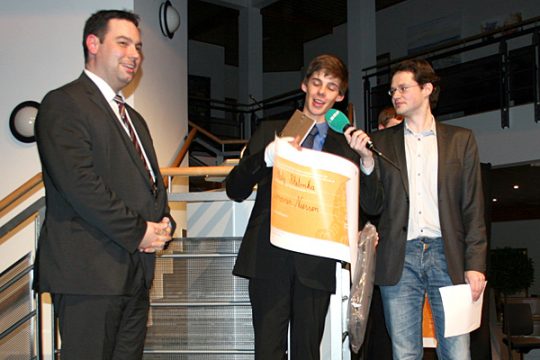 Rhetorika 2011: Donovan Niessen gewinnt Jury- und Publikumspreis