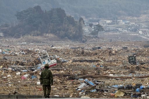 Rikuzentakata an der Küste gehört zu den am schwersten betroffenen Städten