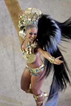 Karneval in Rio: Tänzerin von Vila Isabel