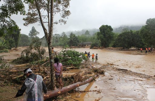 Überschwemmungen in Süd-Thailand (Bild vom 30. März 2011)