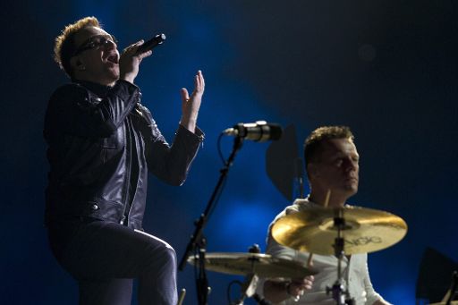 U2 - hier bei einem Konzert in Chile am 25. März 2011