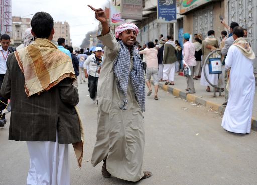 Sanaa: Demonstranten fordern den Rücktritt von Präsident Saleh