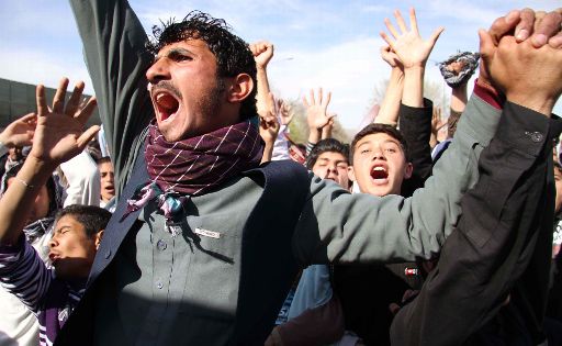 Proteste gegen die Koranverbrennung und Terry Jones in Kabul (1. April)