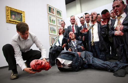 Galerie Deweer (Antwerpen) zeigte eine Installation des spanischen Künstlers Enrique Marty