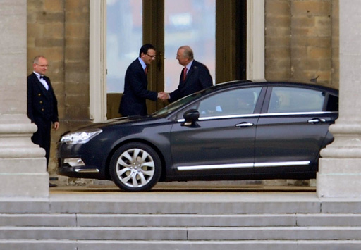 Gewohntes Bild: Wouter Beke wieder bei König Albert