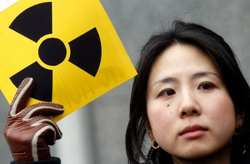 Anti-Atomkraft-Demo vor der Tepco-Niederlassung in Tokio (3. April)