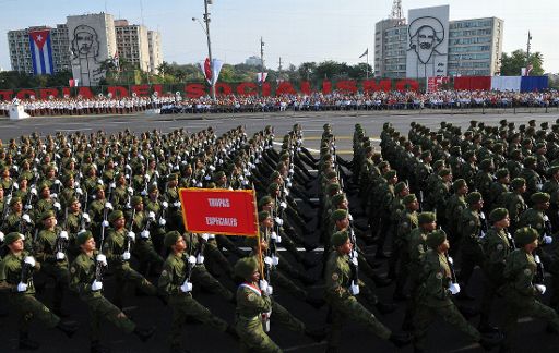 Militärparade in Havanna (16. April)