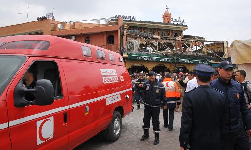 Anschlag auf Café in Marrakesch