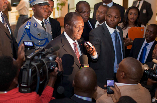 Alassane Ouattara will den Konflikt juristisch aufarbeiten (Archivbild)