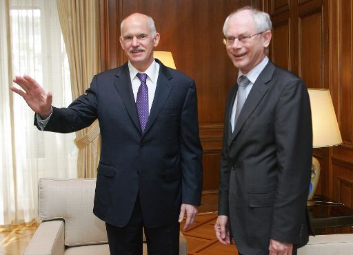 Ministerpräsident Giorgos Papandreou traf diese Woche EU-Ratspräsident Herman Van Rompuy