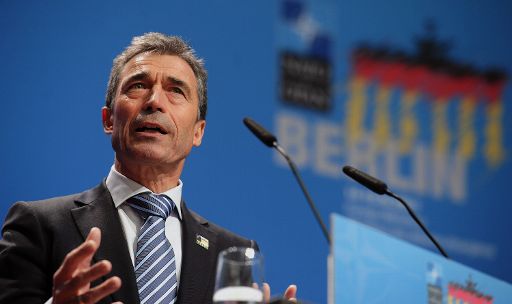 Nato-Generalsekretär Anders Fogh Rasmussen in Berlin